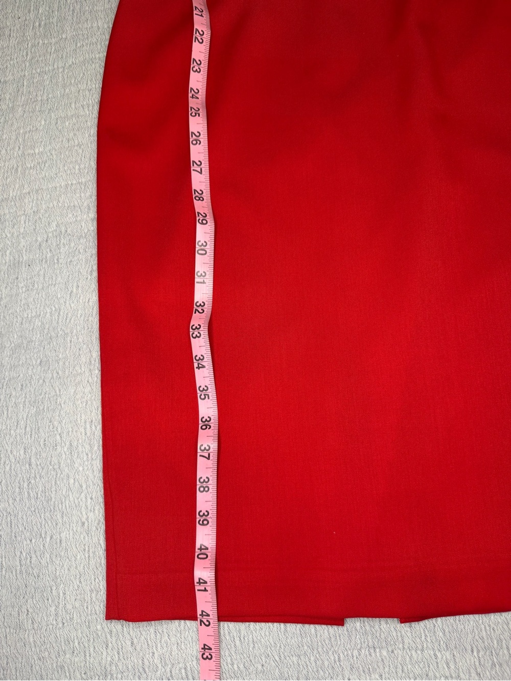 Black Halo Red Midi Sheath Dress with Slim Black Belt Size 2 - Picture 14 of 16